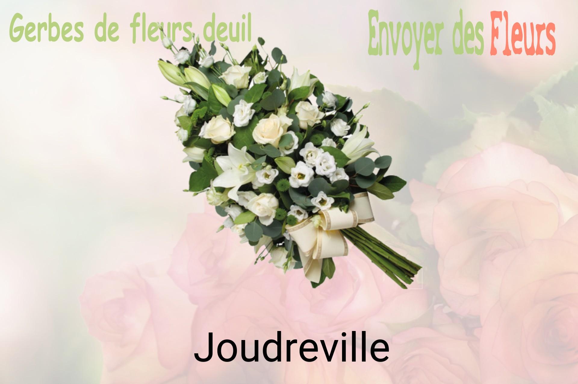 Gerbe de fleurs de deuil livrée à Joudreville